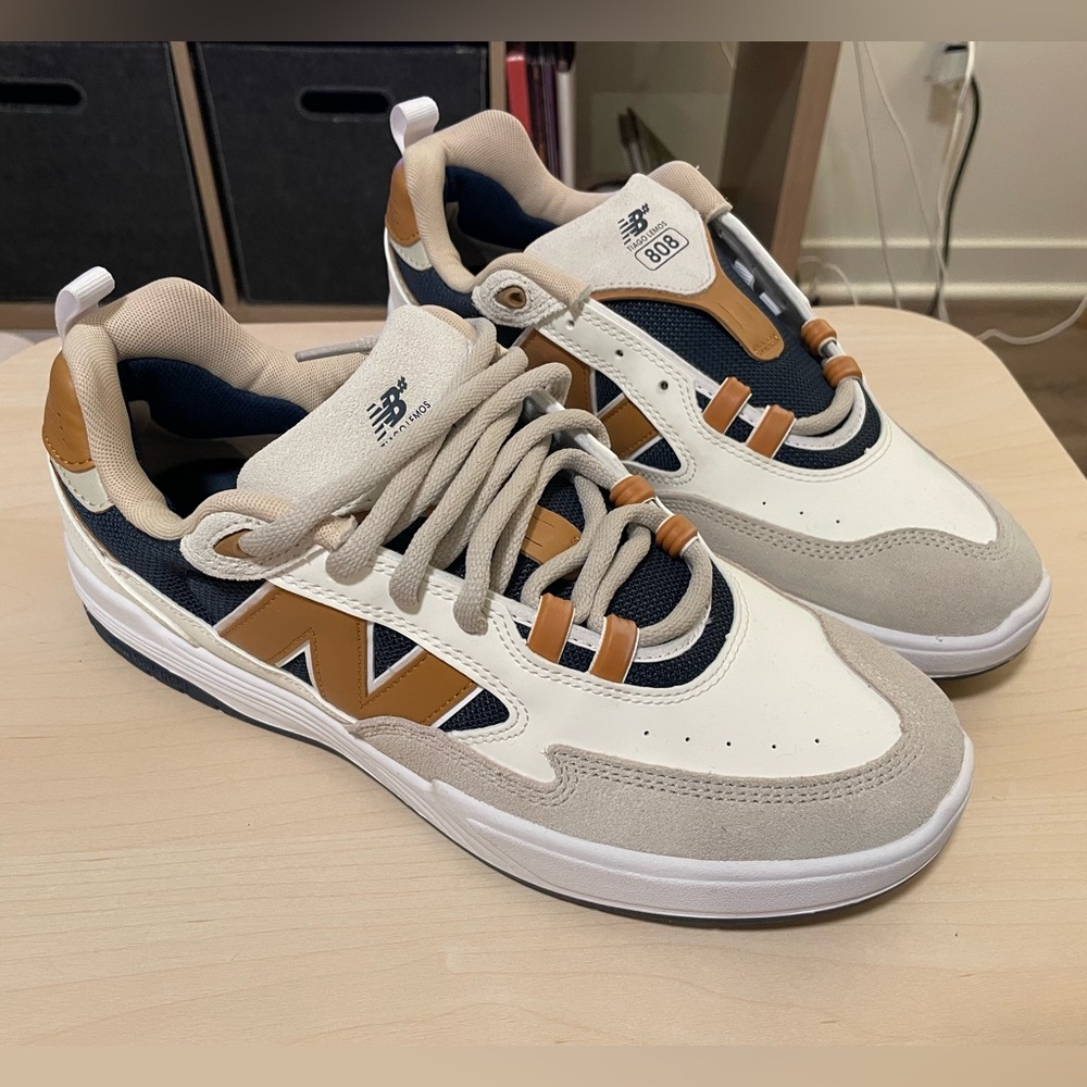 Size 12 New Balance Numeric (NB#) Tiago 808 White/Brown